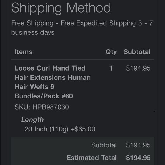 Blonde Curly 20” human hair extensions by Hairplusbase - Picture 7 of 7